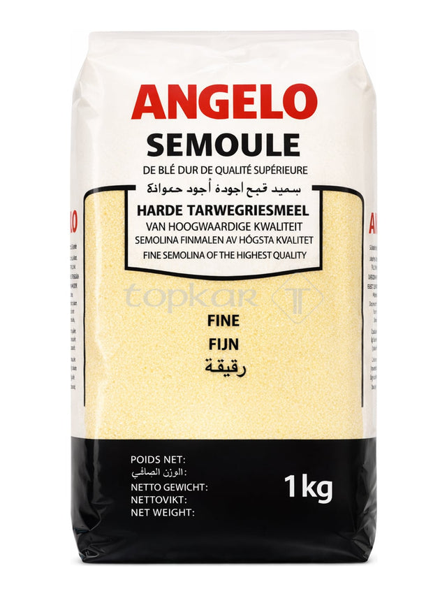 Angelo Hartweizengrieß fein 1 kg – İrmik Semolina aus Durum-Weizen