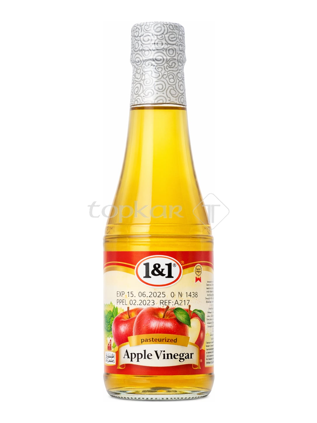 1&1 Apfelessig 330 ml – Elma Sirkesi pasteurisierter Apfelessig