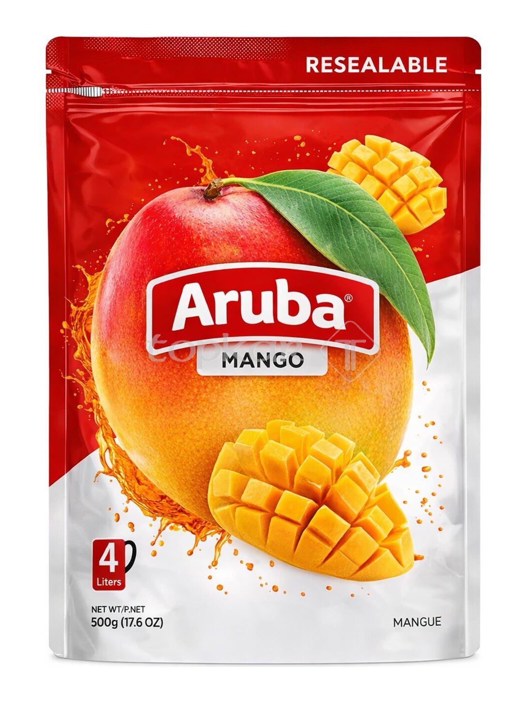 Aruba Mango Instant-Getränkepulver 500g – Mangosaft Pulver