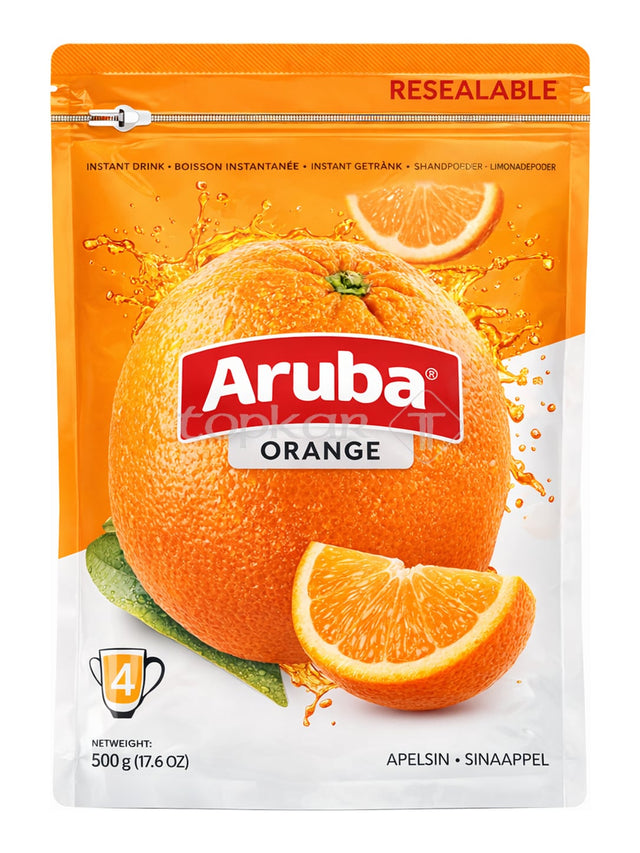 Aruba Orange 500g – Instant Getränkepulver Orangenlimonade