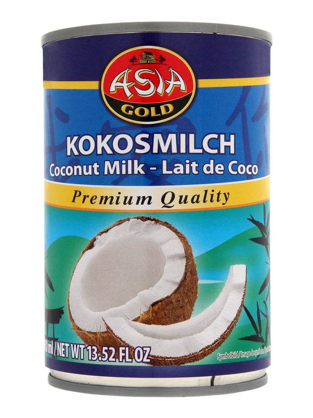 Asia Gold Kokosnussmilch 400 ml – Kokosmilch für Thai-Curry
