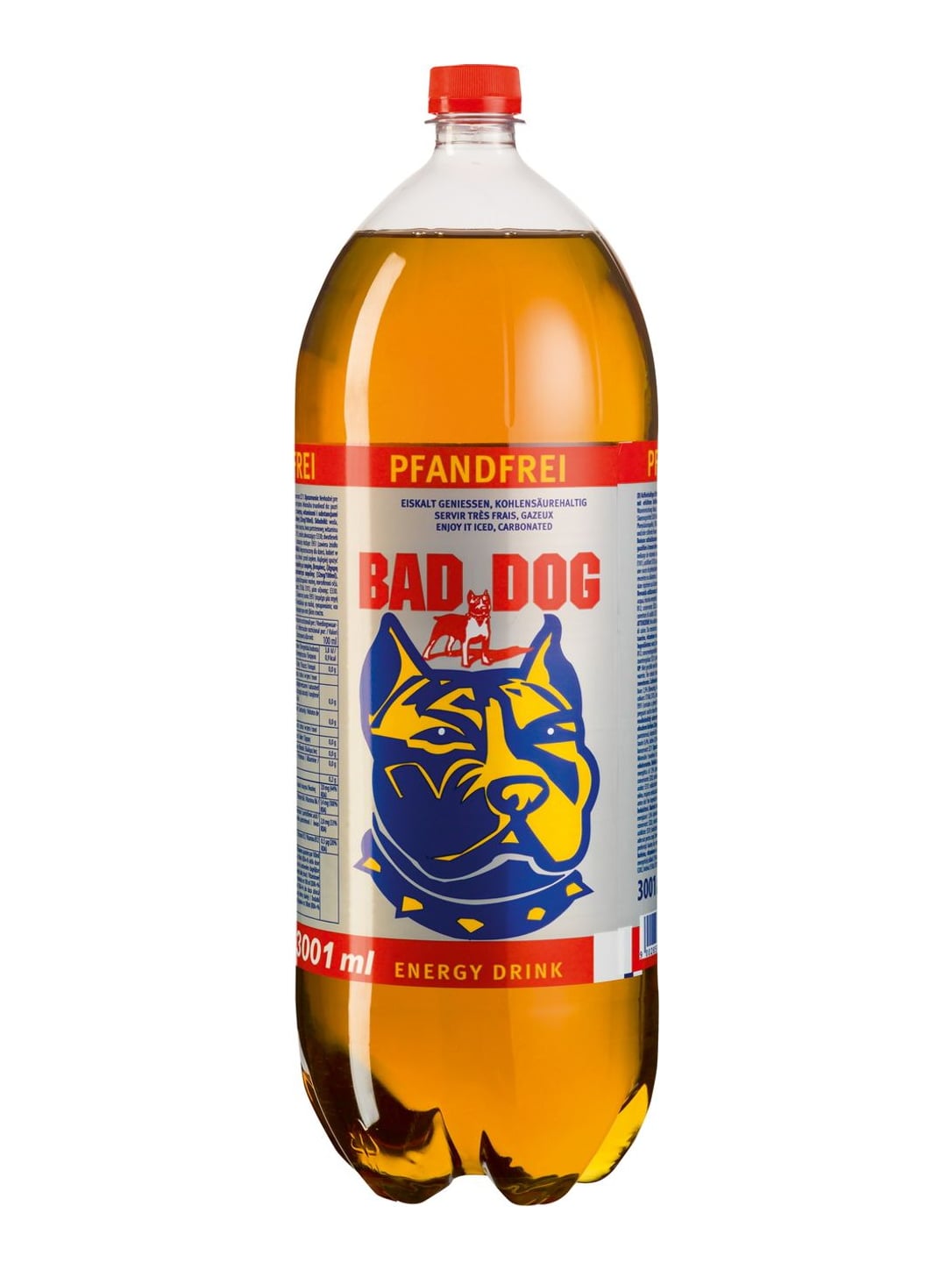 Bad Dog XXL Energy Drink 3001 ml – Energy Drink mit Taurin und Koffein