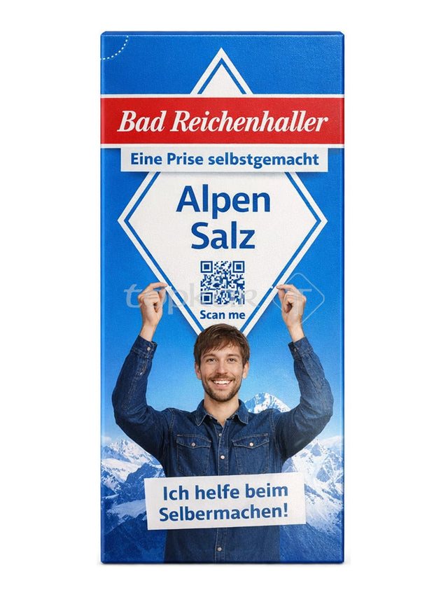 Bad Reichenhaller AlpenSalz 500g – Speisesalz reines Siedesalz