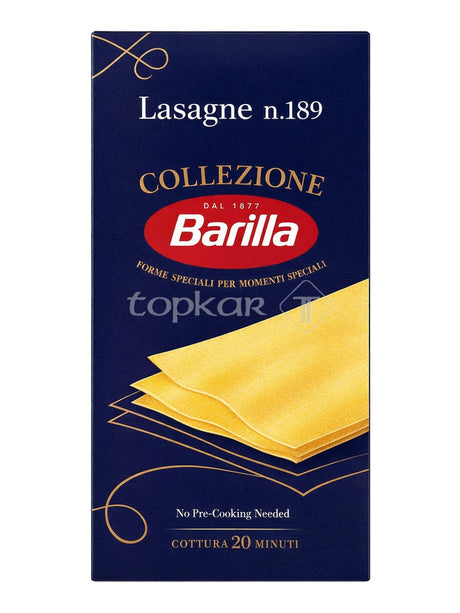 Barilla Lasagneplatten 500g – Collezione Lasagne italienische Pasta ohne Vorkochen