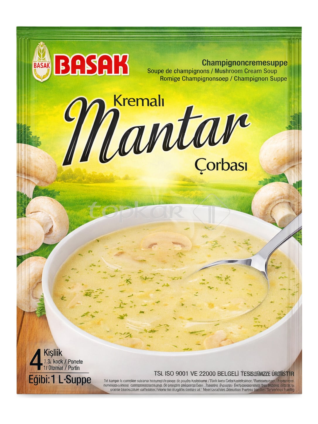Basak Champignoncremesuppe 60g – Kremalı Mantar Çorbası türkische Pilzsuppe