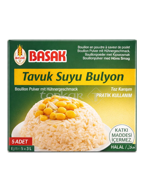 Basak Hühnerbrühe 5 Beutel – Tavuk Suyu Bulyon Bouillon Hühnergeschmack