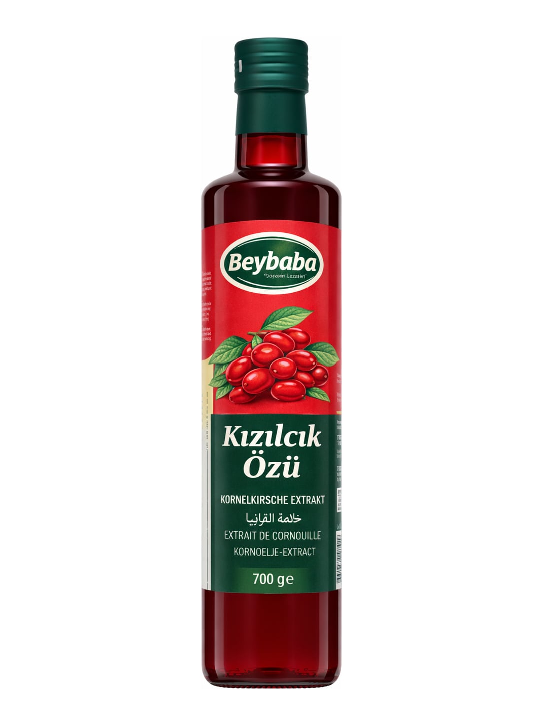 Beybaba Kızılcık Özü 700g – Kornelkirsche Extrakt aus der Türkei