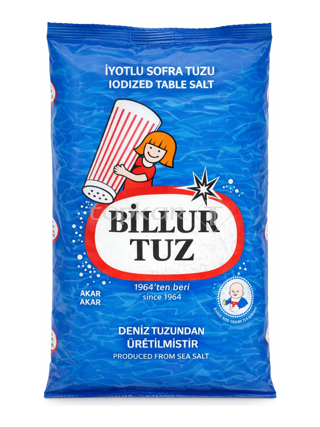 Billur Tuz Iodiertes Tafelsalz 750g – İyotlu Sofra Tuzu Speisesalz mit Jod