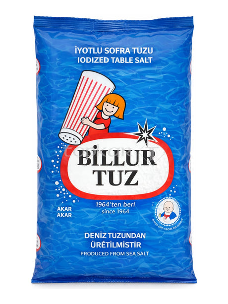 Billur Tuz Iodiertes Tafelsalz 750g – İyotlu Sofra Tuzu Speisesalz mit Jod