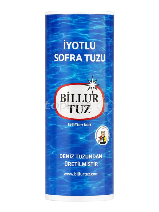 Billur Tuz Jodiertes Tafelsalz 750g – İyotlu Sofra Tuzu Speisesalz aus Meersalz