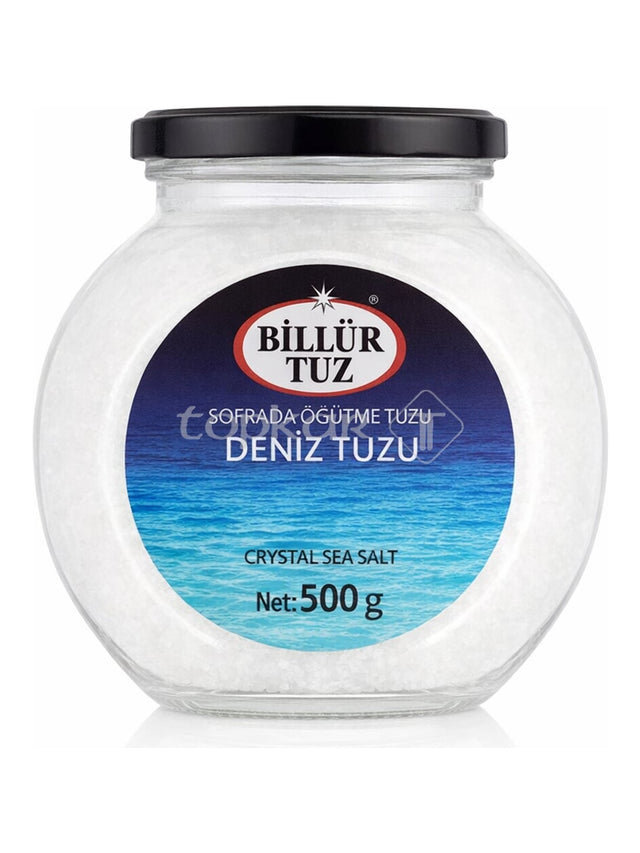 Billur Tuz Meersalz 500g – Deniz Tuzu grobes jodfreies Salz zum Mahlen