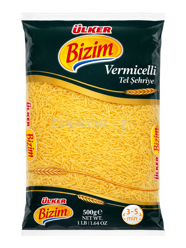 Ülker Bizim Fadennudeln 500g – Tel Şehriye Vermicelli Hartweizen