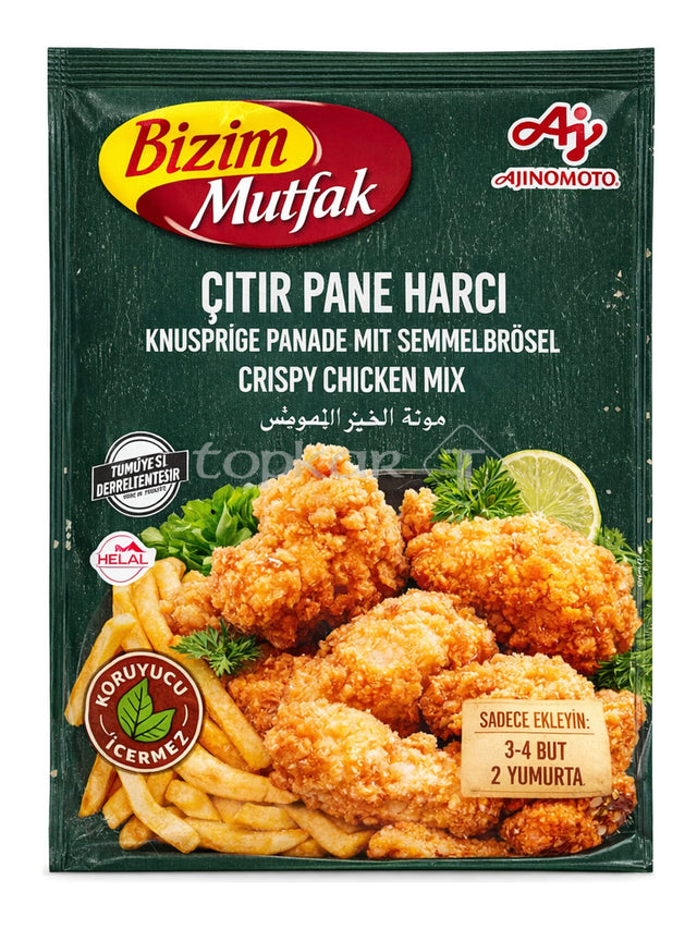 Bizim Mutfak Knusprige Panade 90g – Çıtır Pane Harcı Crispy Chicken Mix