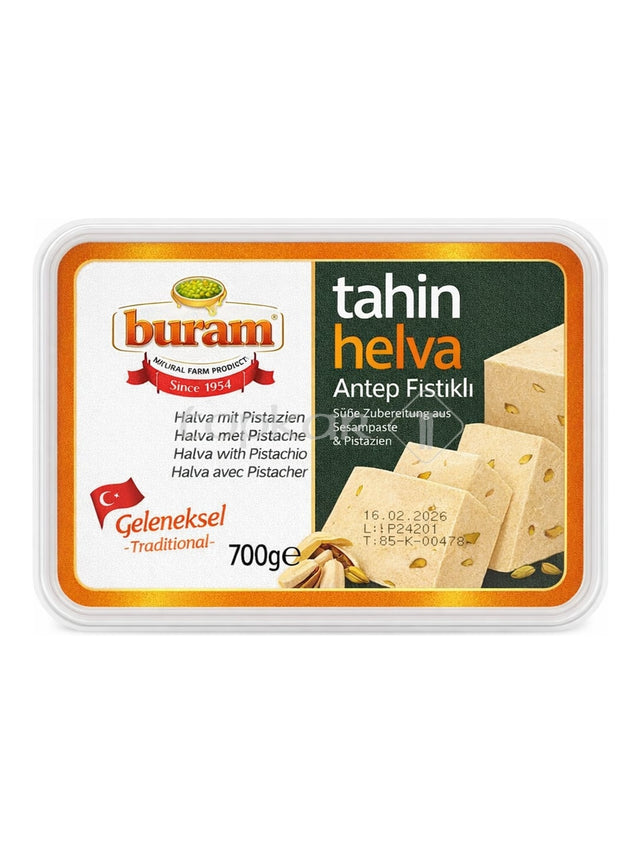 Buram Tahin Helva mit Pistazien