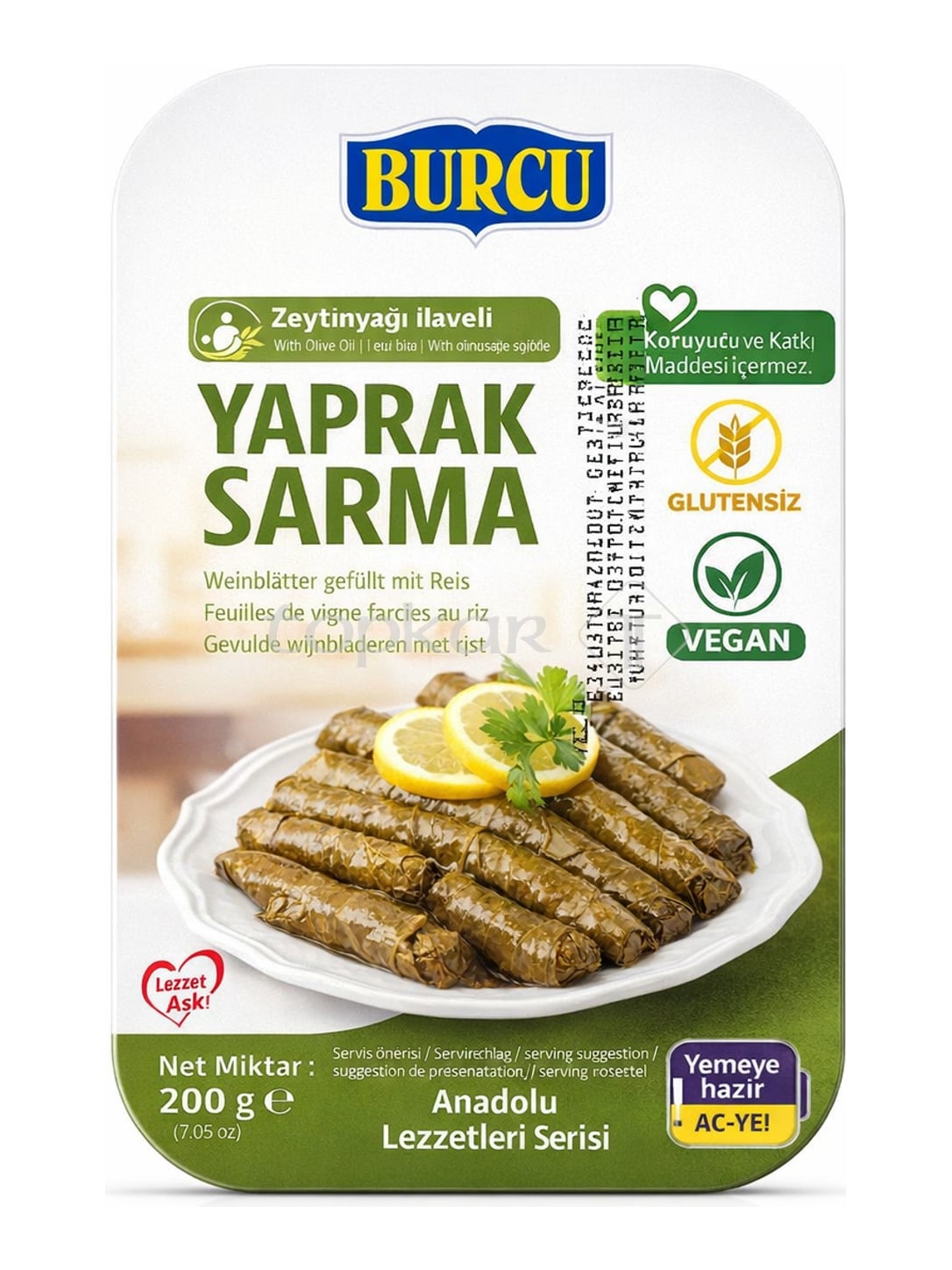 Burcu Gefüllte Weinblätter mit Reis