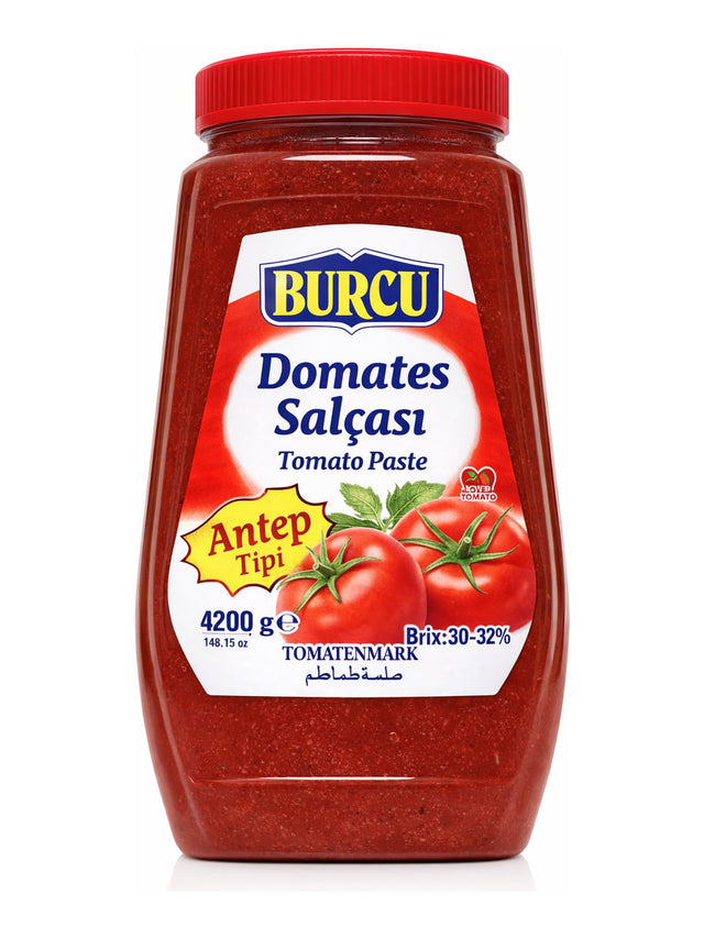 Burcu Domates Salçası Antep Tipi 4200g – doppelt konzentriertes Tomatenmark aus der Türkei