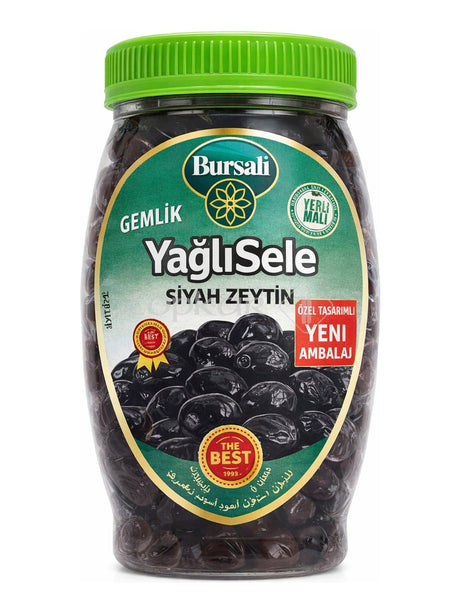 Bursali Gemlik Schwarze Oliven Yagli Sele