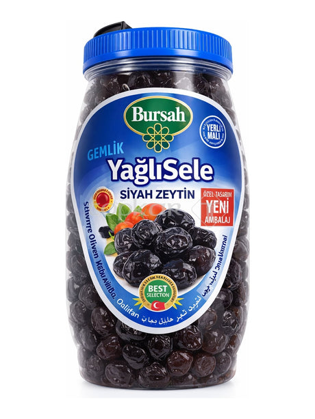 Bursali Schwarze Oliven Gemlik Yagli Sele
