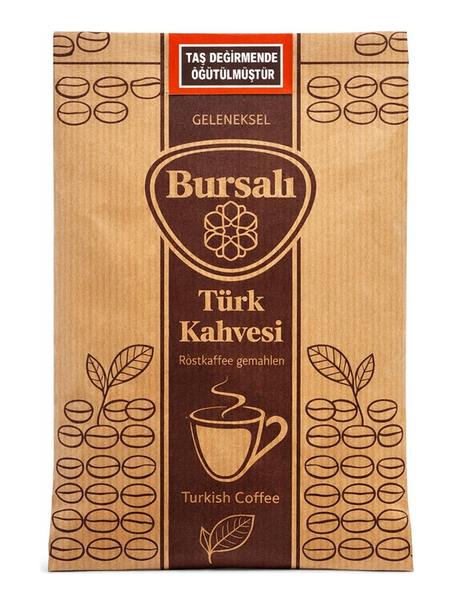 Bursalı Türk Kahvesi 90g – Türkischer Kaffee gemahlen 100% Arabica Steinmühle