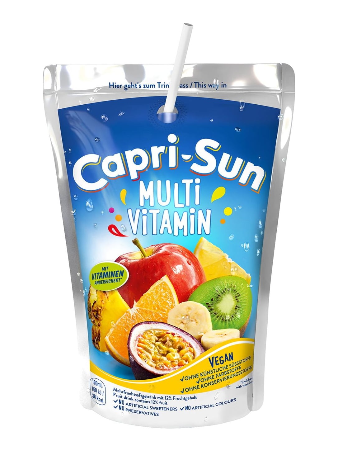 Capri-Sun Multivitamin 10x200ml – Mehrfrucht Erfrischungsgetränk Multivitaminsaft