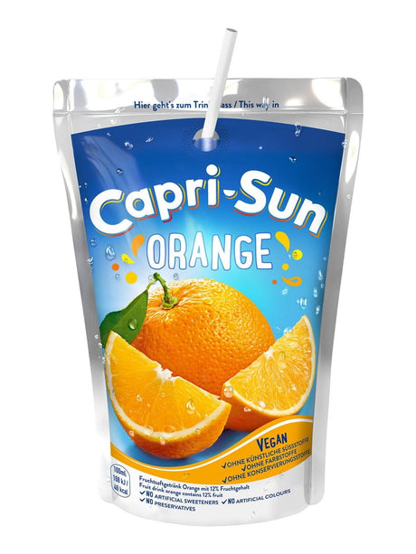 Capri-Sun Orange 10x200ml – fruchtiges Orangen-Erfrischungsgetränk im Trinkbeutel