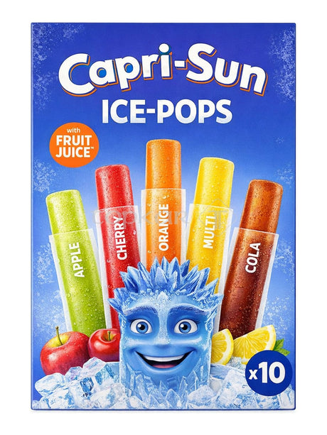 Capri-Sun Wassereis mit Fruchtsaft 10x40 ml – Ice-Pops fruchtiges Eis zum Einfrieren