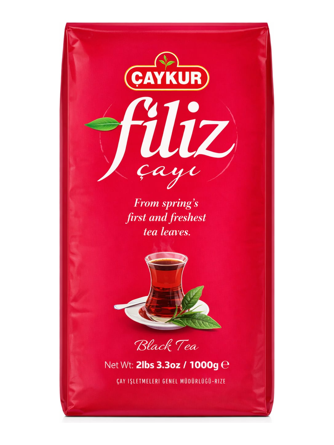 Çaykur Filiz Çayı 1000g – Türkischer Schwarztee Siyah Çay aus Rize