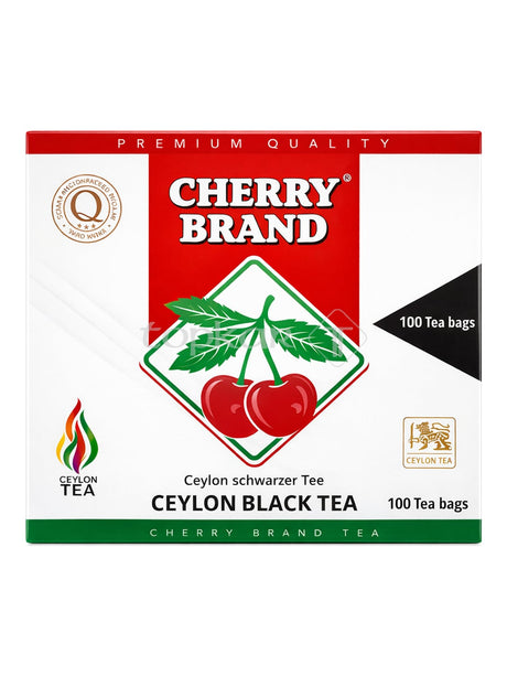 Cherry Brand Ceylon Schwarzer Tee 200g – Ceylon Black Tea 100 Teebeutel
