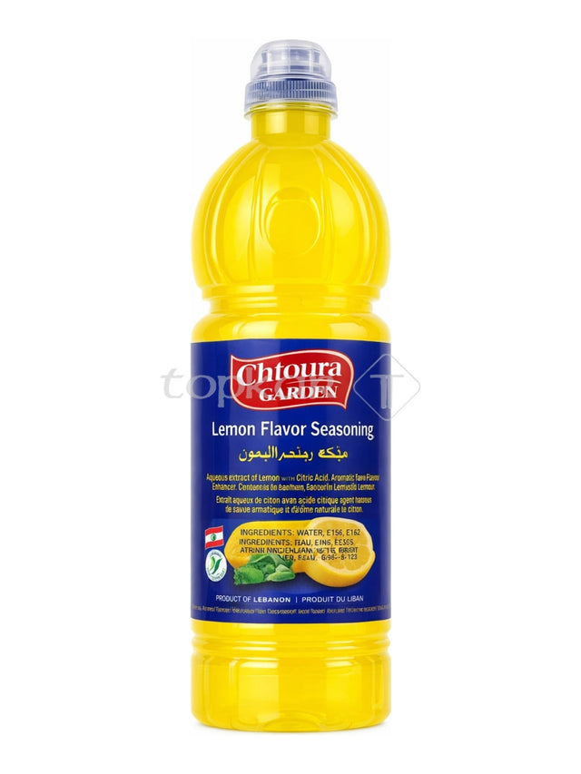 Chtoura Garden Zitronenwürze 1 l – Limon Suyu libanesischer Zitronensaft-Ersatz