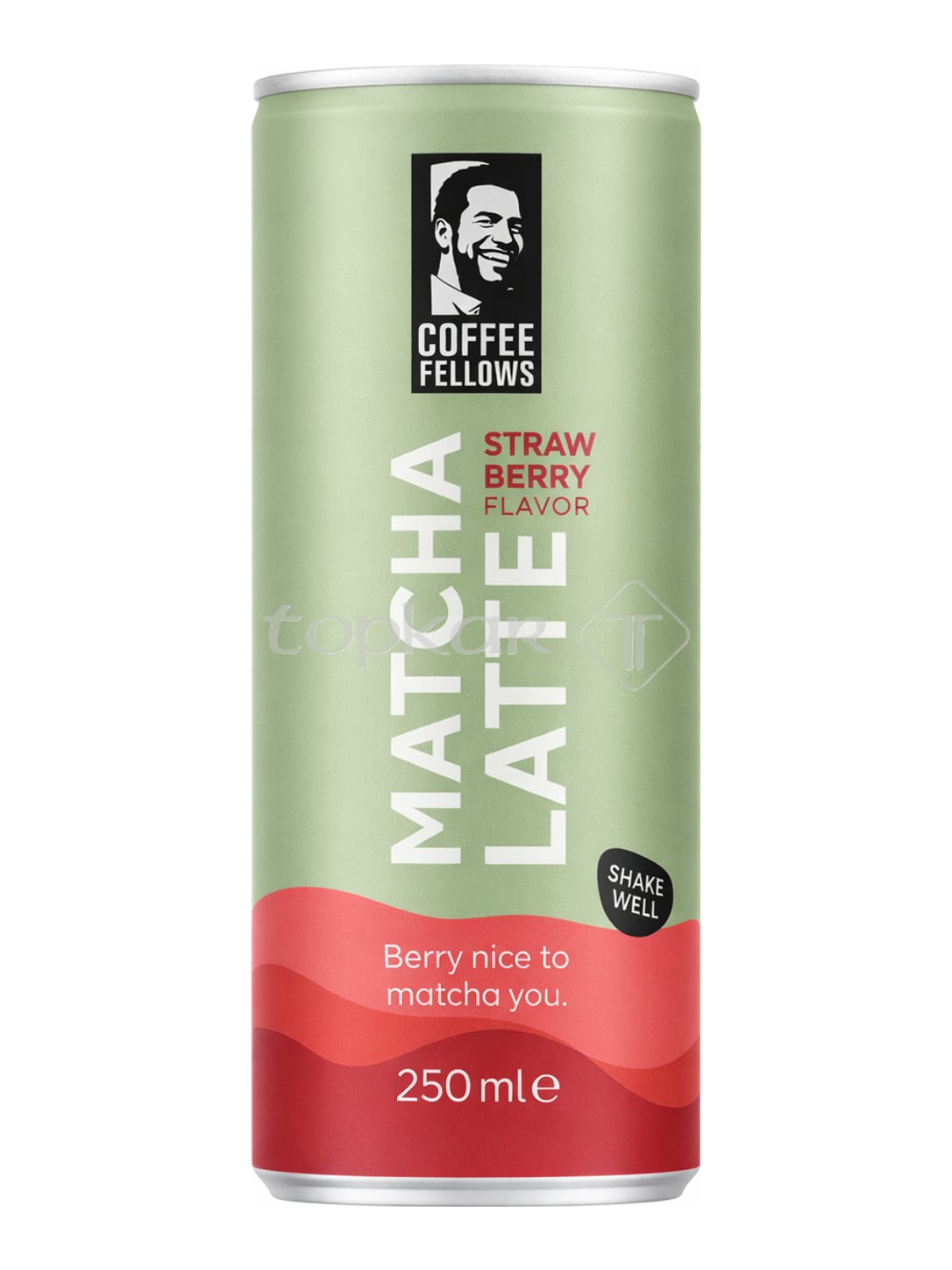 Coffee Fellows Matcha Latte Strawberry 250 ml – Matcha Latte Erdbeere Grüntee