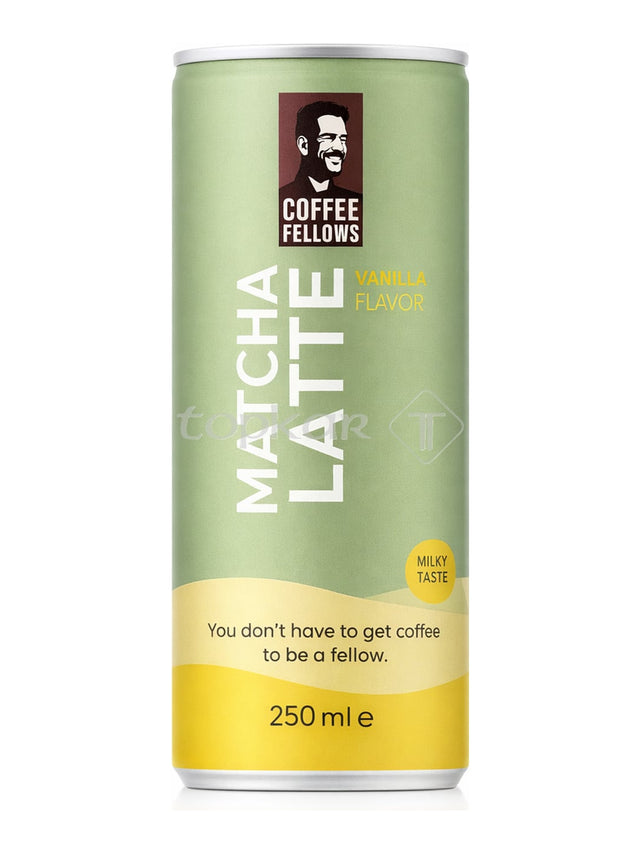 Coffee Fellows Matcha Latte Vanilla 250 ml – Matcha Grüntee Milchgetränk mit Vanille