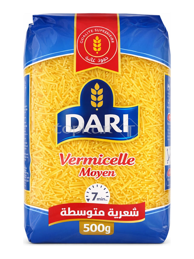 Dari Fadennudeln Mittel 500g – Vermicelle Moyen Şehriye Hartweizengrieß
