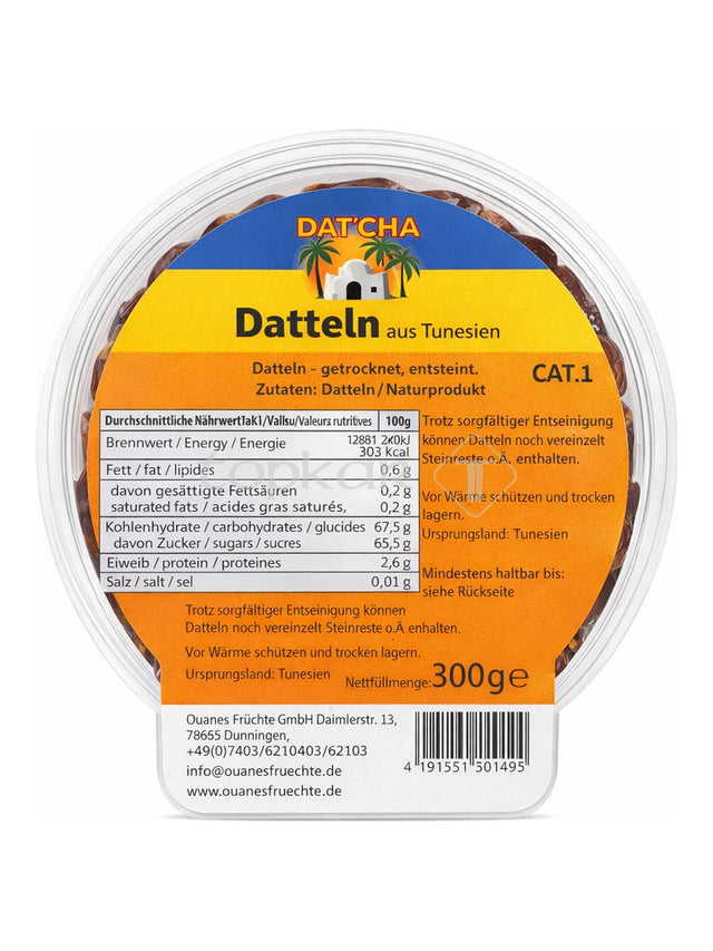 Dat'cha Datteln entsteint 300g – Deglet Nour Datteln aus Tunesien