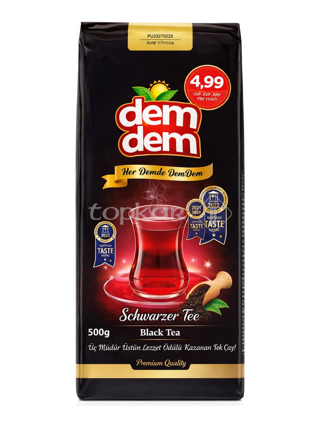 dem dem Schwarzer Tee Ceylon 500g – Ceylon Yaprak Çayı loser Schwarztee