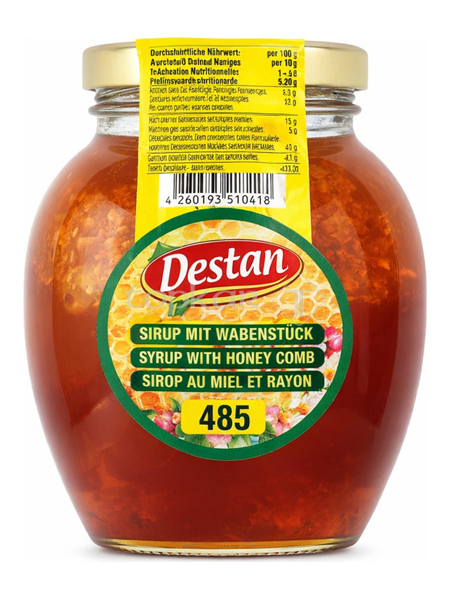 Destan Sirup mit Honigwabe