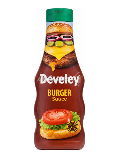 Develey Burger Sauce 250 ml – cremige Grillsauce für Burger und Pommes
