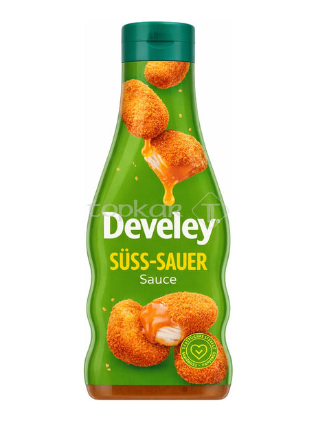Develey Süß-Sauer Sauce 250 ml – Asia Sweet Sour Sauce für Wok