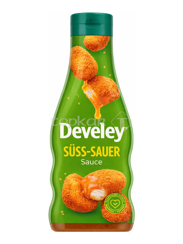 Develey Süß-Sauer Sauce 250 ml – Asia Sweet Sour Sauce für Wok