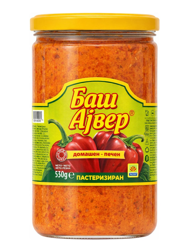Diem-GP Bash Ajvar 530g – Баш Ајвер домашен печен gerösteter Paprika-Aufstrich