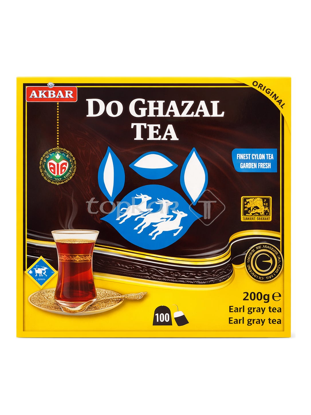 Akbar Do Ghazal Earl Grey Tee 200g – Ceylon Schwarztee mit Bergamotte