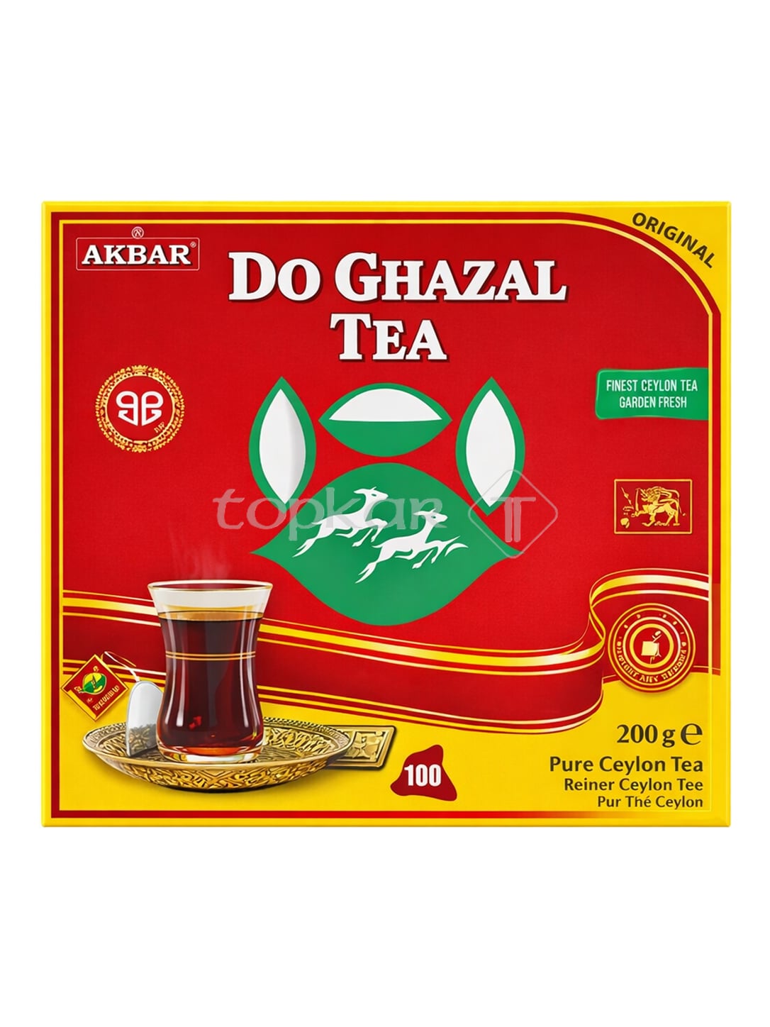 Do Ghazal Schwarzer Tee 200g – Pure Ceylon Tea Teebeutel