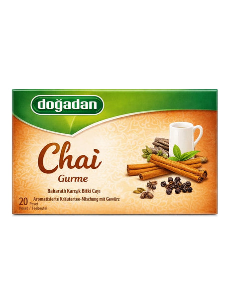 Doğadan Chai Gurme 20 x 2,1 g – Baharatlı Karışık Bitki Çayı Gewürzkräutertee