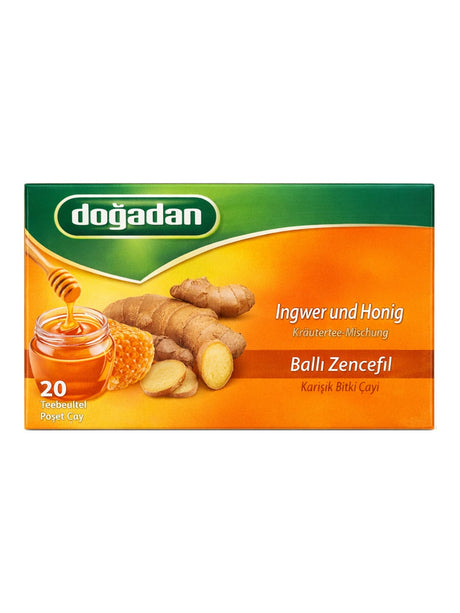 Doğadan Ingwer Honig Kräutertee 40g (20x2g) – Ballı Zencefil türkischer Kräutertee