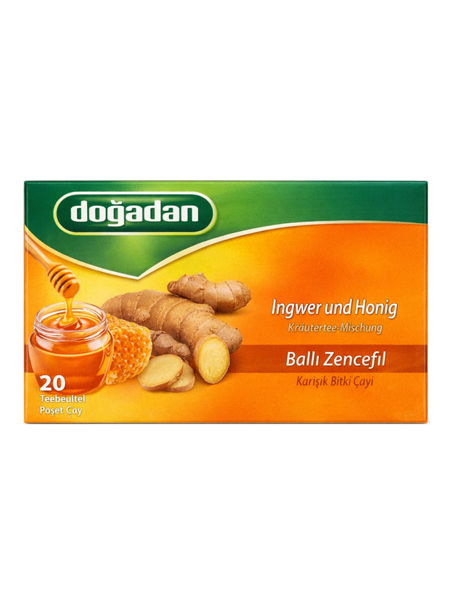 Doğadan Ingwer Honig Kräutertee 40g (20x2g) – Ballı Zencefil türkischer Kräutertee