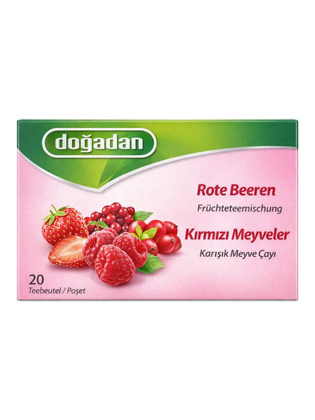 Doğadan Rote Beeren Früchtetee 40 g (20 Beutel) – Kırmızı Meyveler Karışık Meyve Çayı