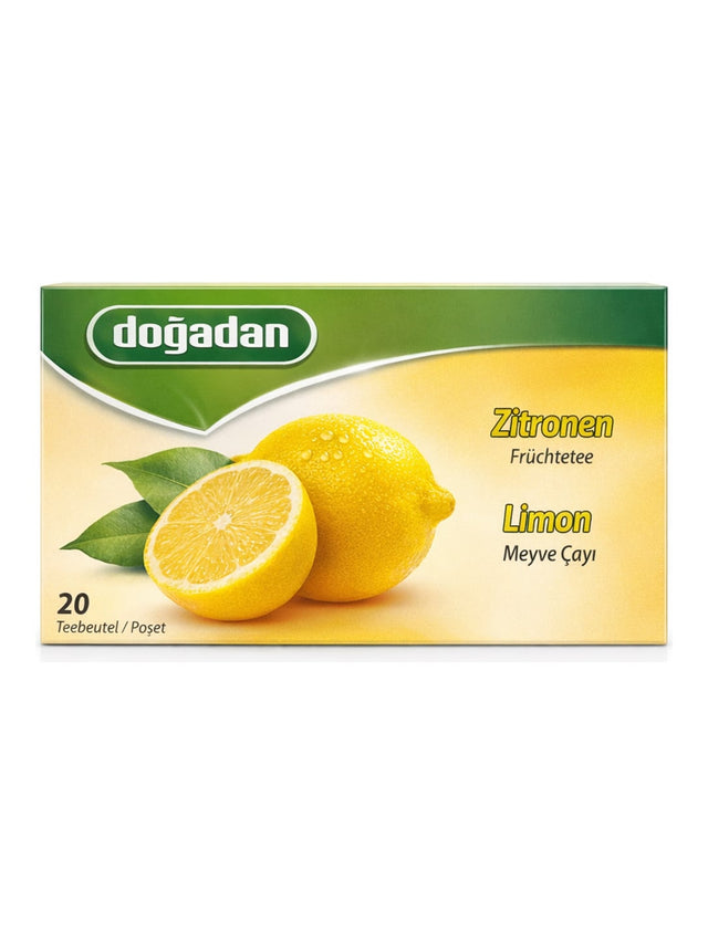 Doğadan Zitronen Früchtetee 20 Beutel (40g) – Limon Meyve Çayı türkischer Früchtetee