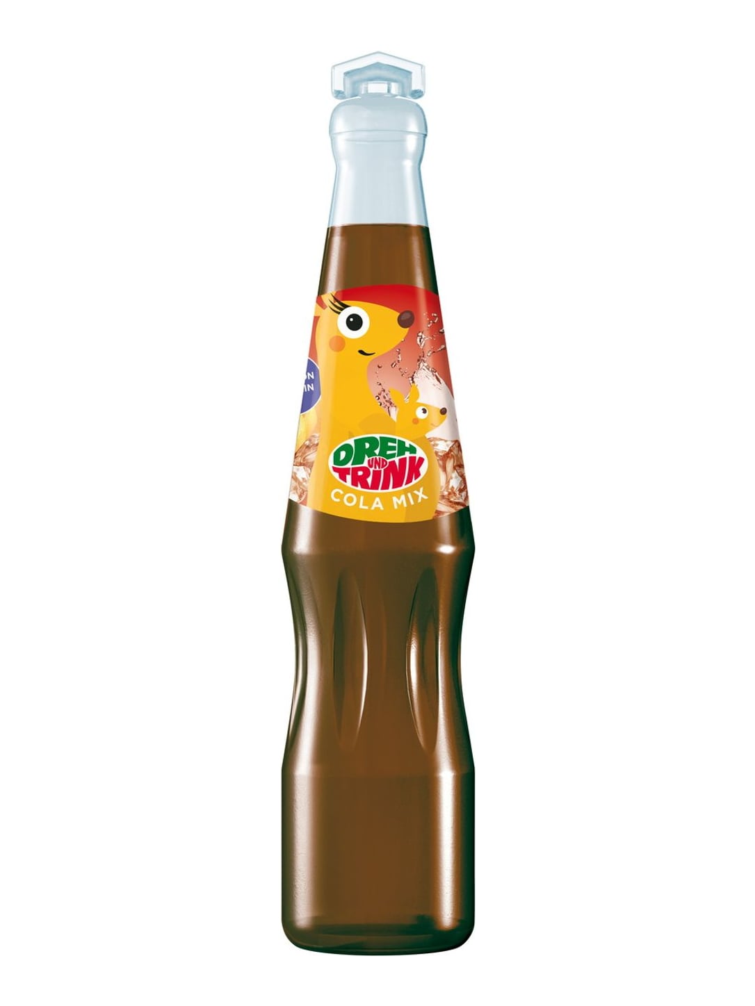 Dreh und Trink Cola Mix 200 ml – Kindergetränk Cola-Orangengeschmack