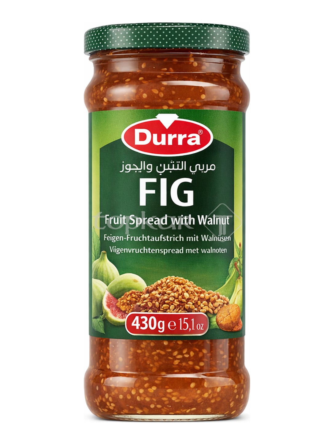 Durra Feigen Fruchtaufstrich mit Walnüssen 430g – orientalischer Feigenaufstrich