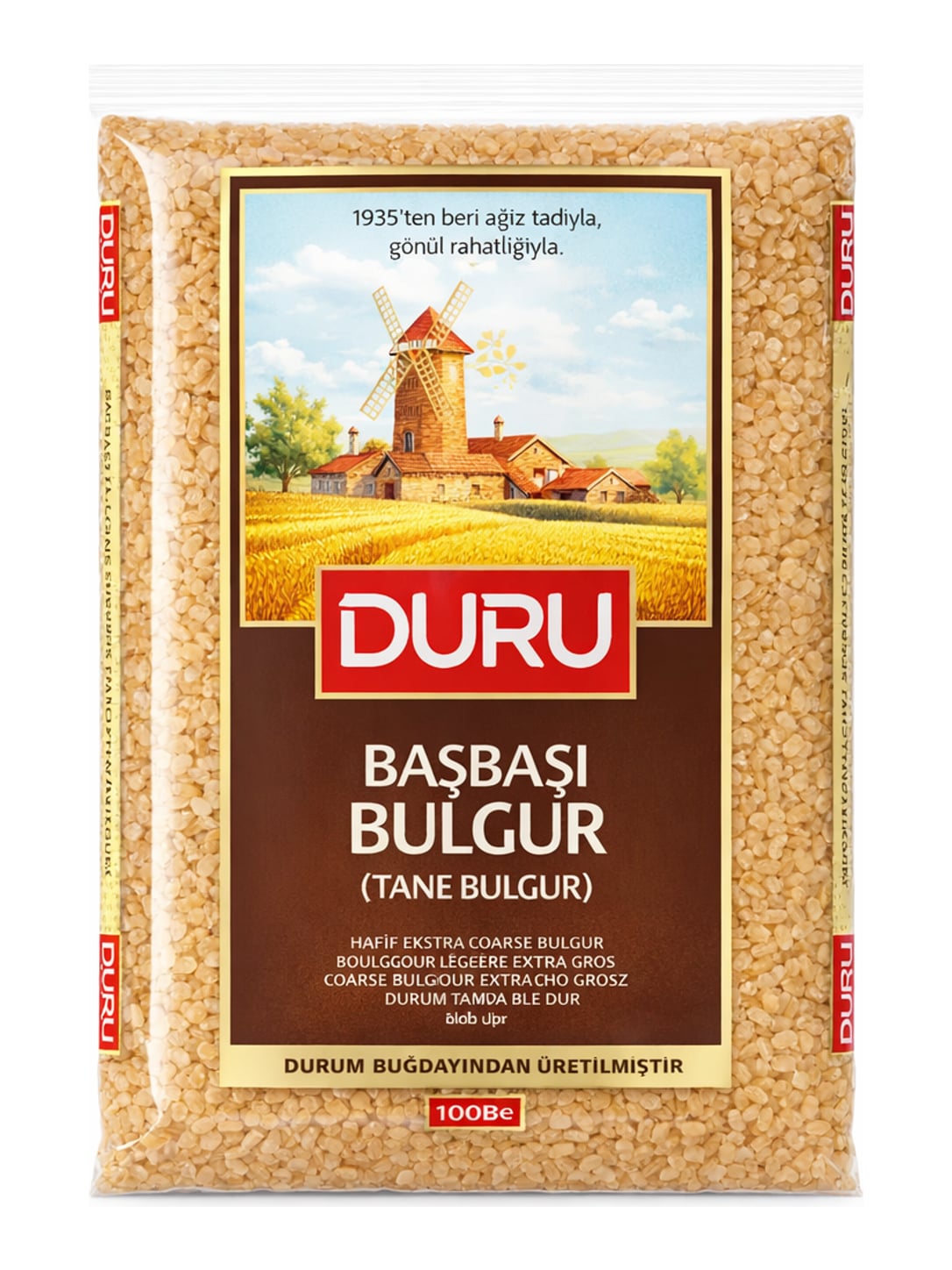 Duru Basbasi Bulgur 1000g – Başbaşı Tane Bulgur extra grob Hartweizengrütze