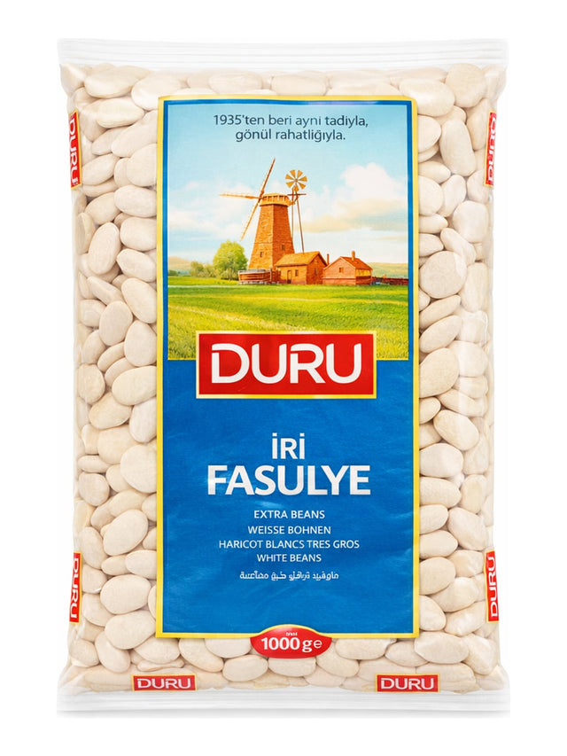 DURU Große Weiße Bohnen 1000g – İri Fasulye türkische Trockenbohnen